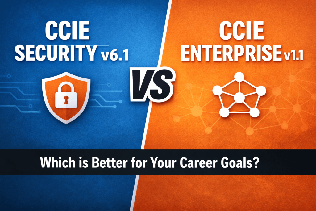 CCIE Security vs CCIE Enterprise: Which is Better for Your Career Goals?