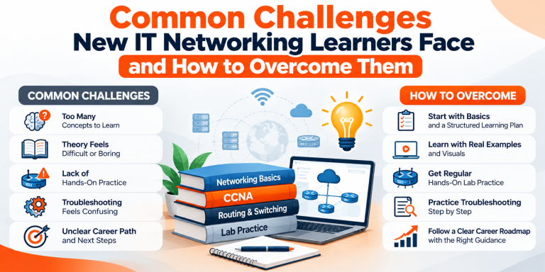 Common Challenges New IT Networking Learners Face and How to Overcome Them